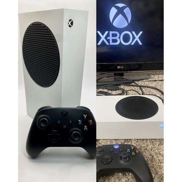 Microsoft Xbox Series S 512GB Console - White W Controller Wires Tested Genuine - Picture 1 of 6